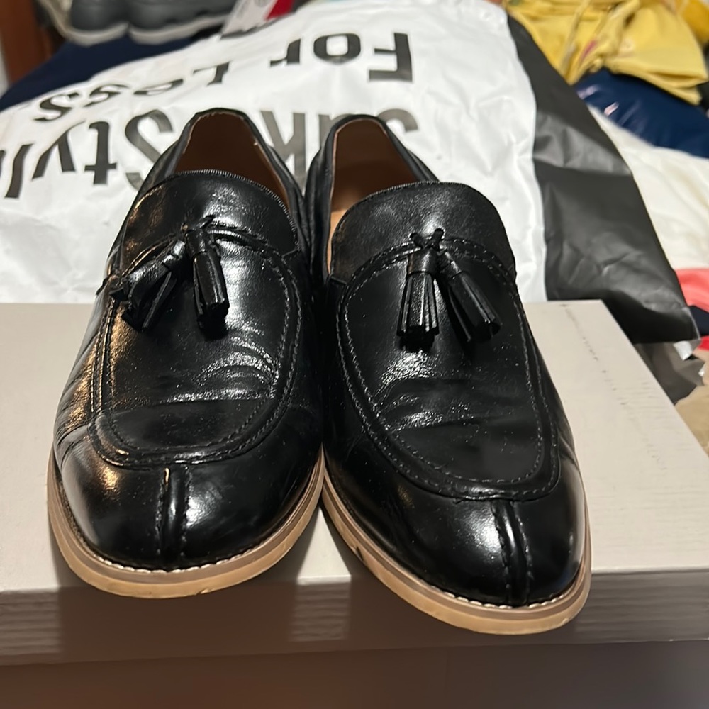 Stacy Adams black dress shoes